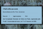 Competições Nacionais de Ciência em Rede – Física e Química e Ciências Naturais – provas a nível de escola